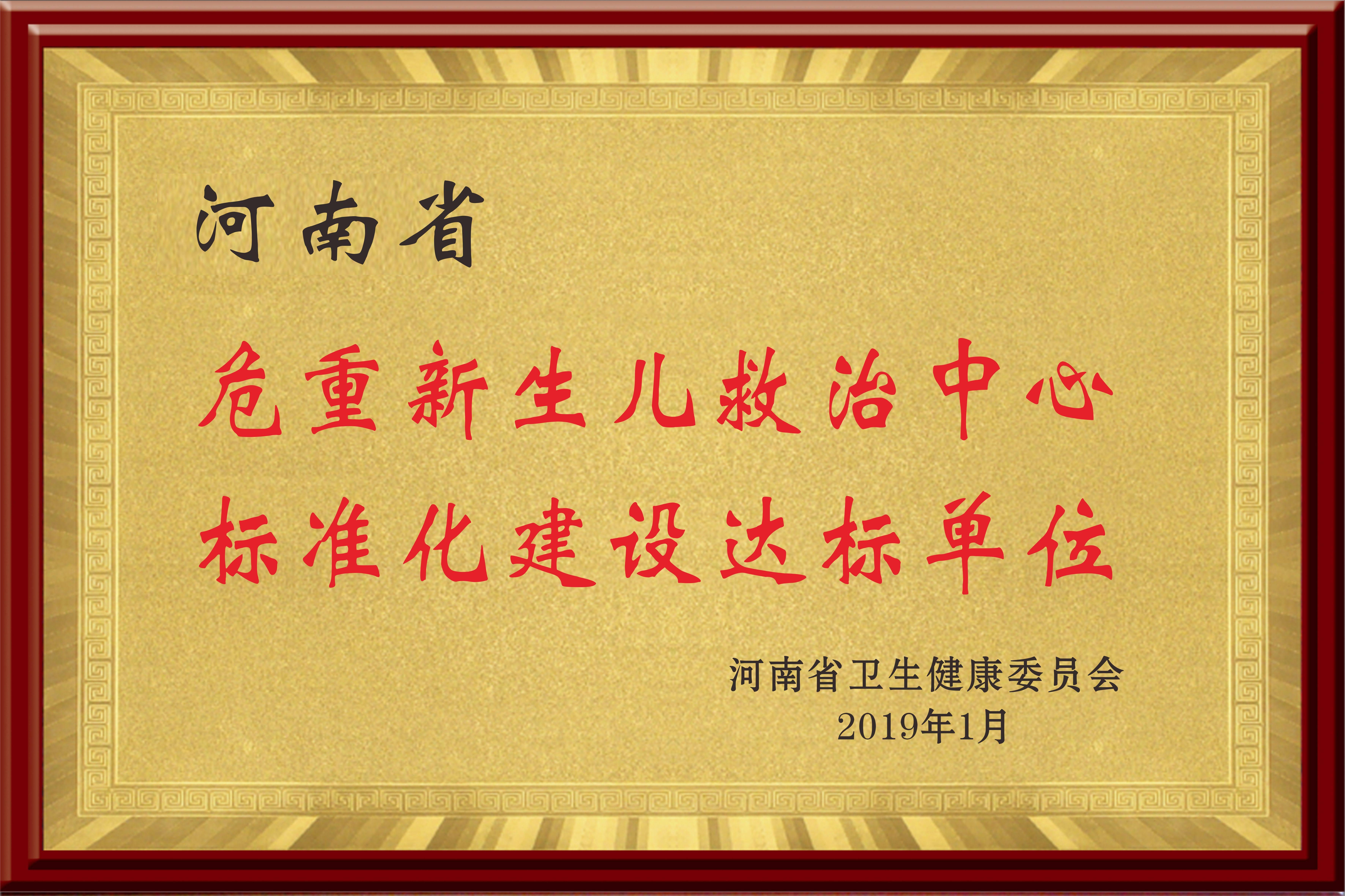 危重新生儿救治中心