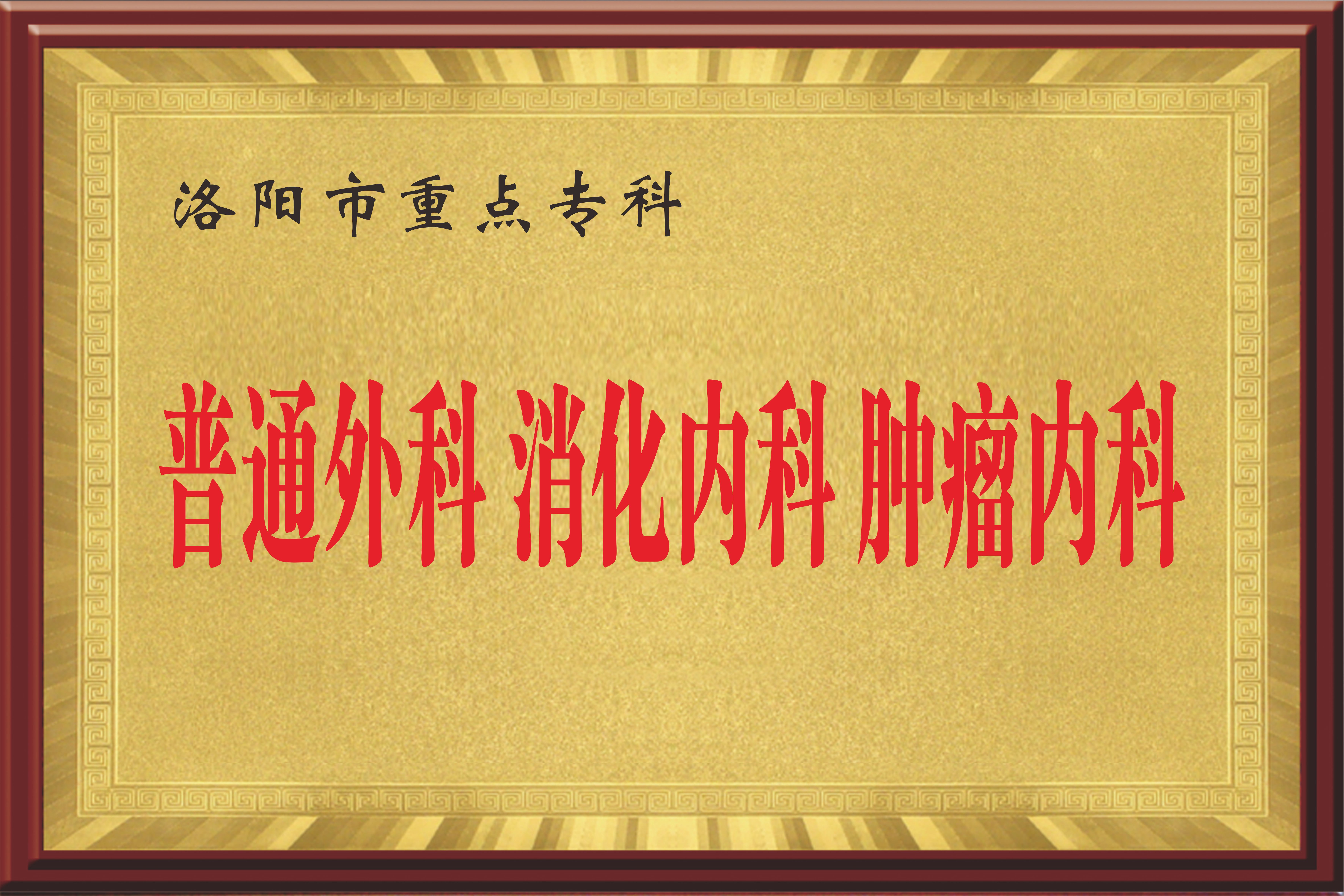 洛阳市重点专科